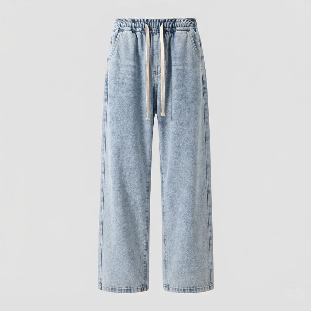 Women Comfortable High Waist Jeans EVA-US