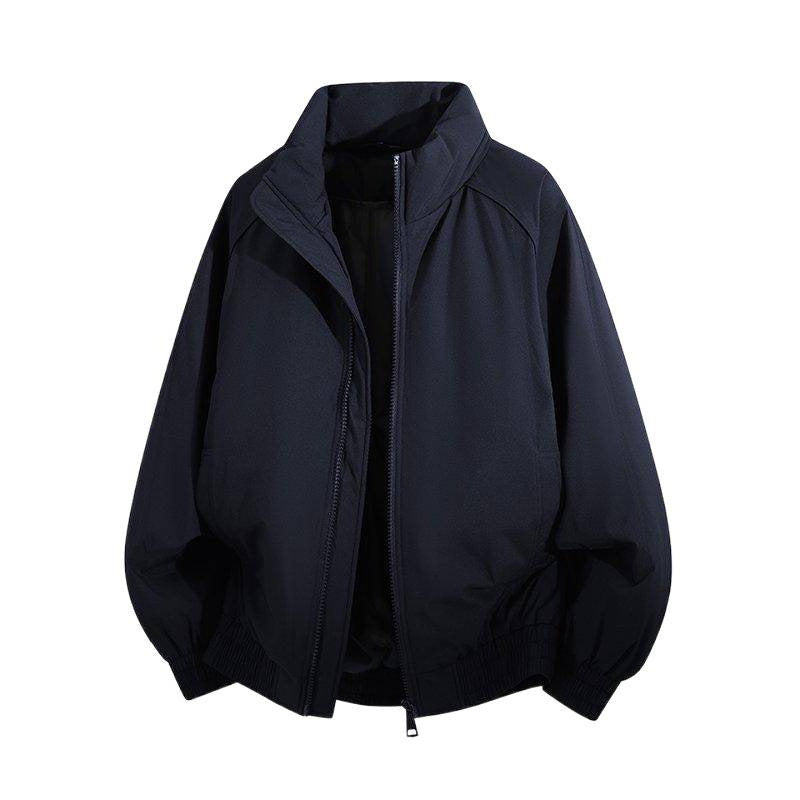 Padded men's winter jacket, warm, casual style