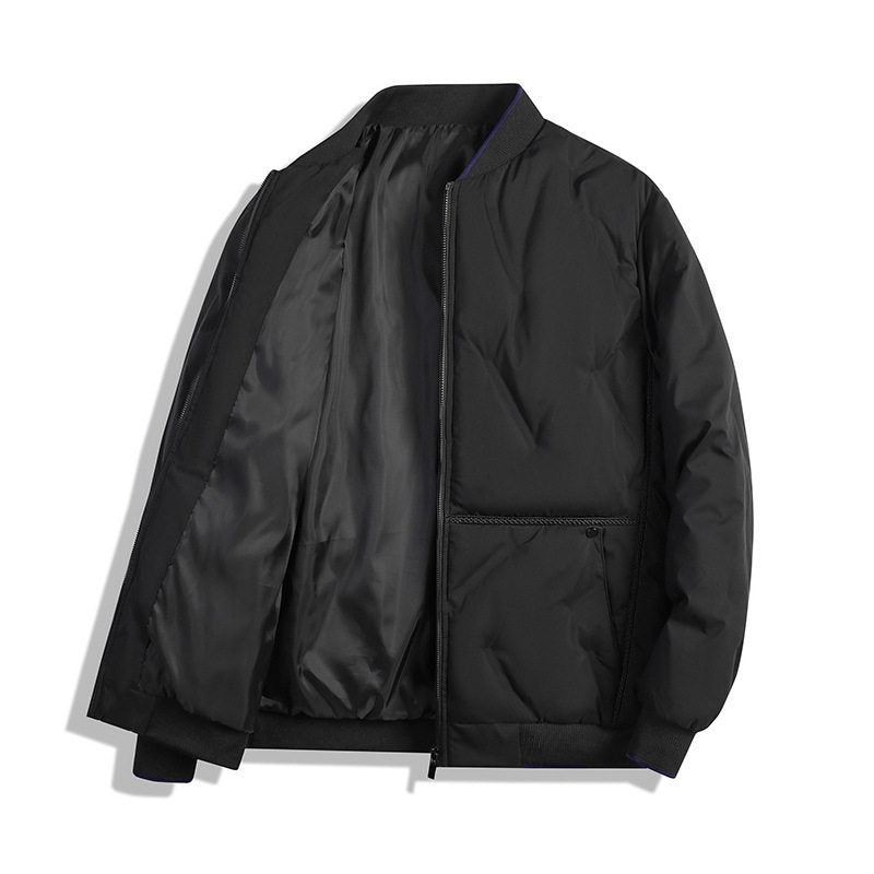 Men's winter jacket, padded, reversible