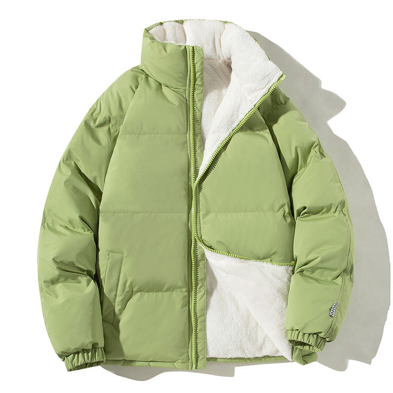 Men's winter jacket, short, lined and warm