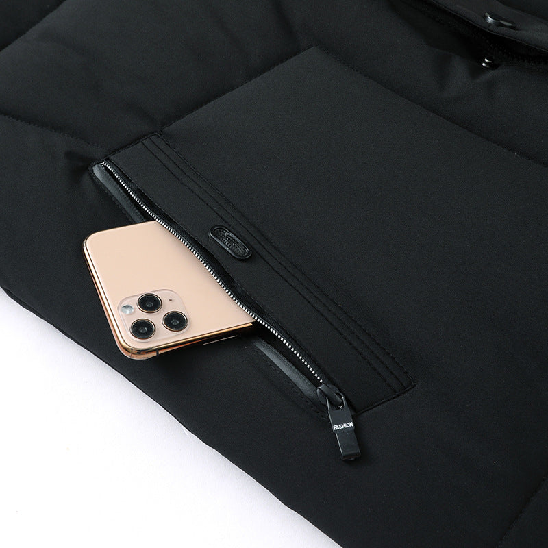 Padded men's winter jacket for everyday use