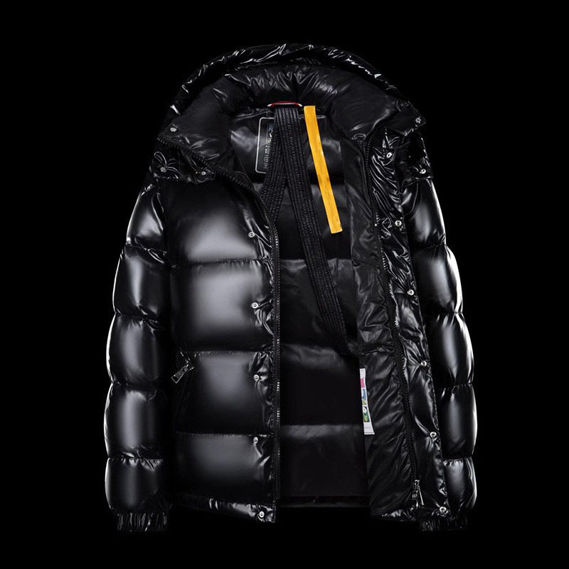 Men's down jacket with hood
