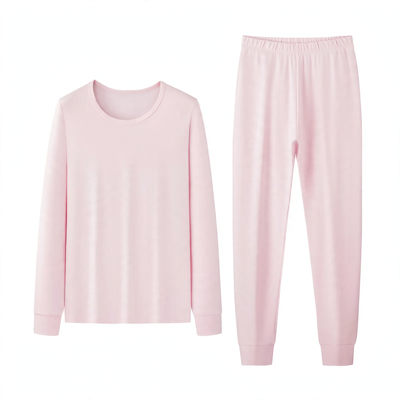 Cotton thermal underwear set for couples