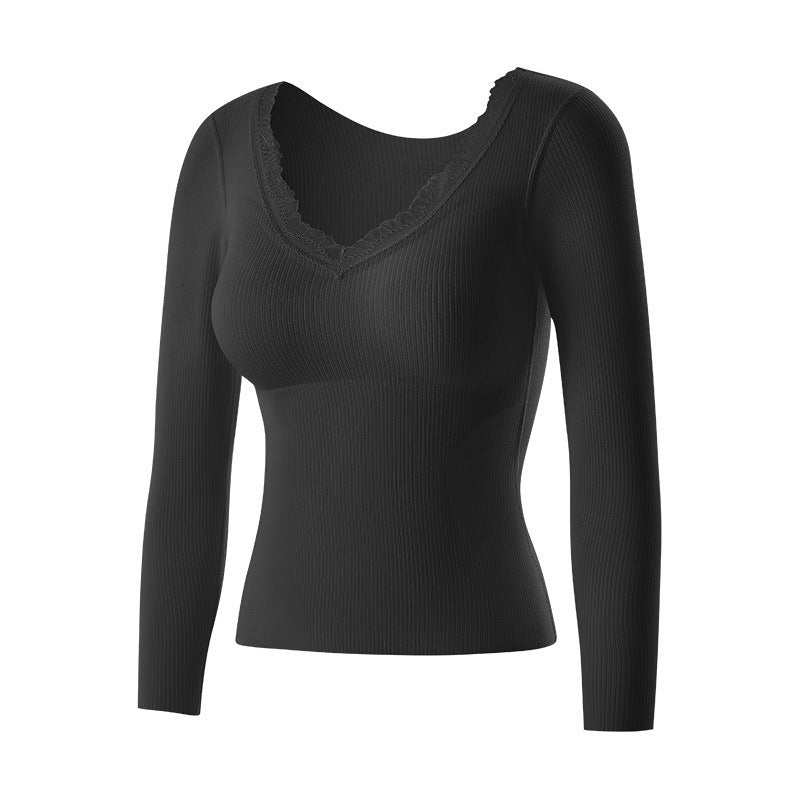 Women's Thermal Set, Silk-Cashmere Mix, Integrated Bra