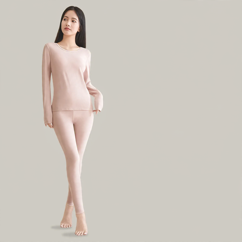 Women's Thermal Underwear Set, 95% Cotton, antibacterial