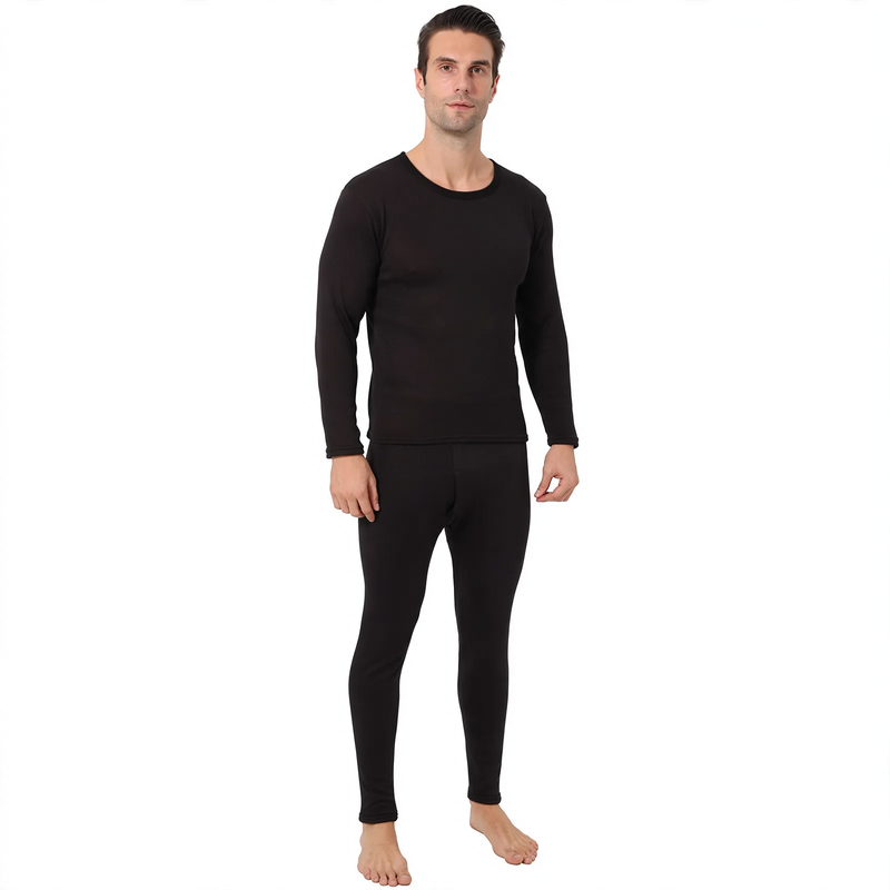 Thermal underwear set made of combed cotton