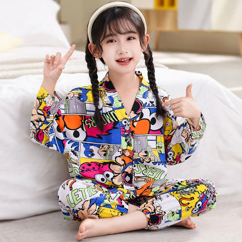 Lightweight children's pajamas for summer