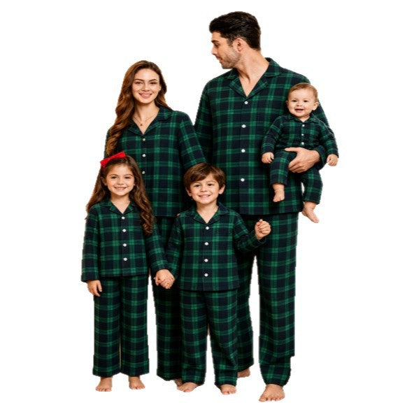 Family Pajama Set, checkered, Long Sleeve, 2632