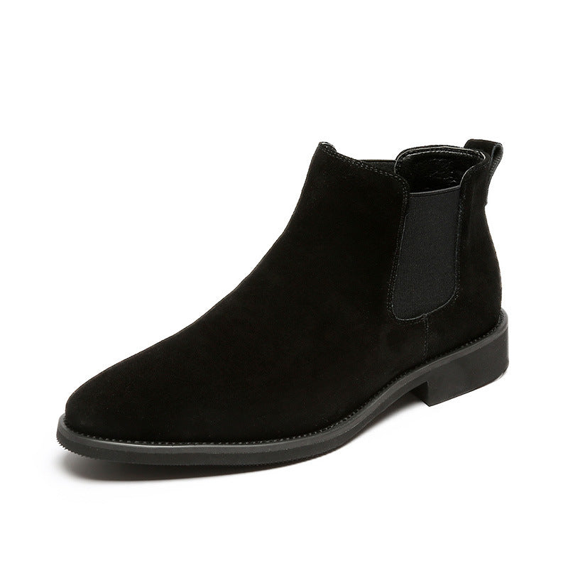 Men's Chelsea Boots, Leather, Lined, S18-J