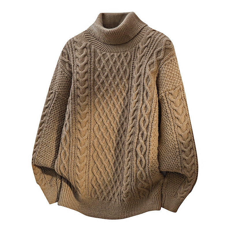 Men's cable knit sweater