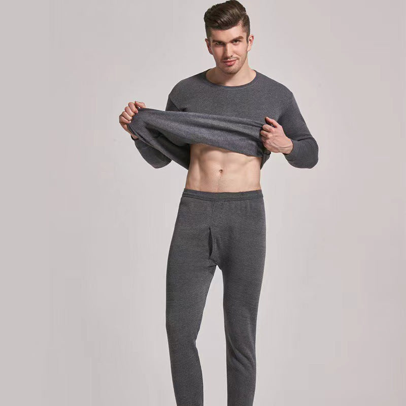Men's Thermal Set, body-hugging, Round Neck