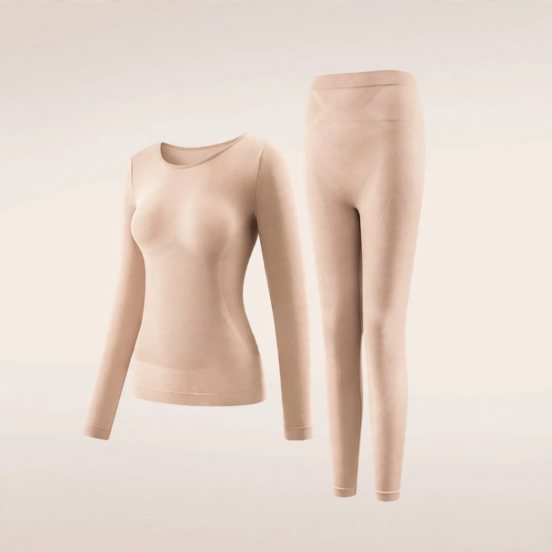 Thermal women's underwear set for body shaping