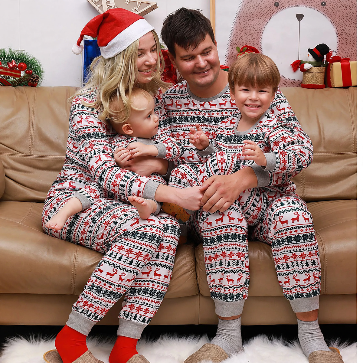 Christmas pajama set for the whole family