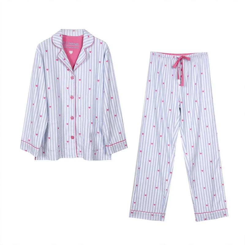 Women's house suit made of brushed cotton