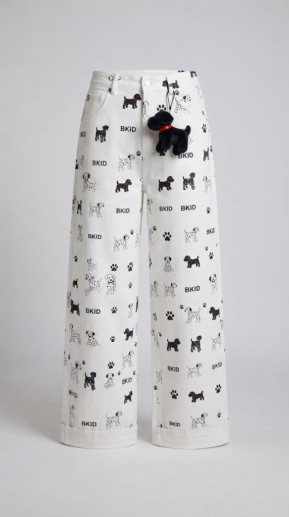 Women Funny and Comfortable Loose Fit Pants EVA-US
