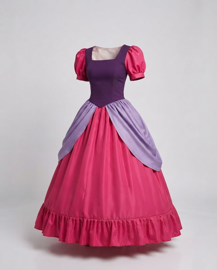 Ladies Enchanting Princess Dress with Ruffles EVA-US