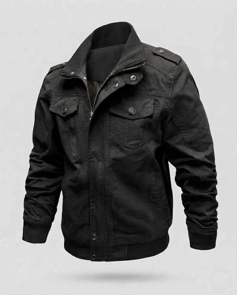 Men's Casual Utility Jacket with Practical Pockets EVA-US