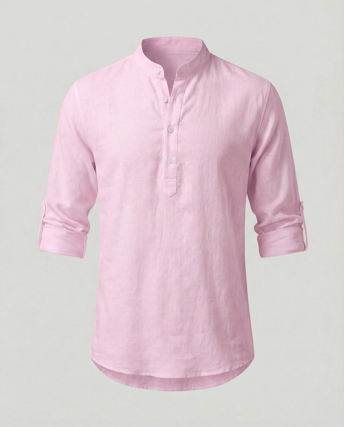 Elegant Linen Shirt With Collar