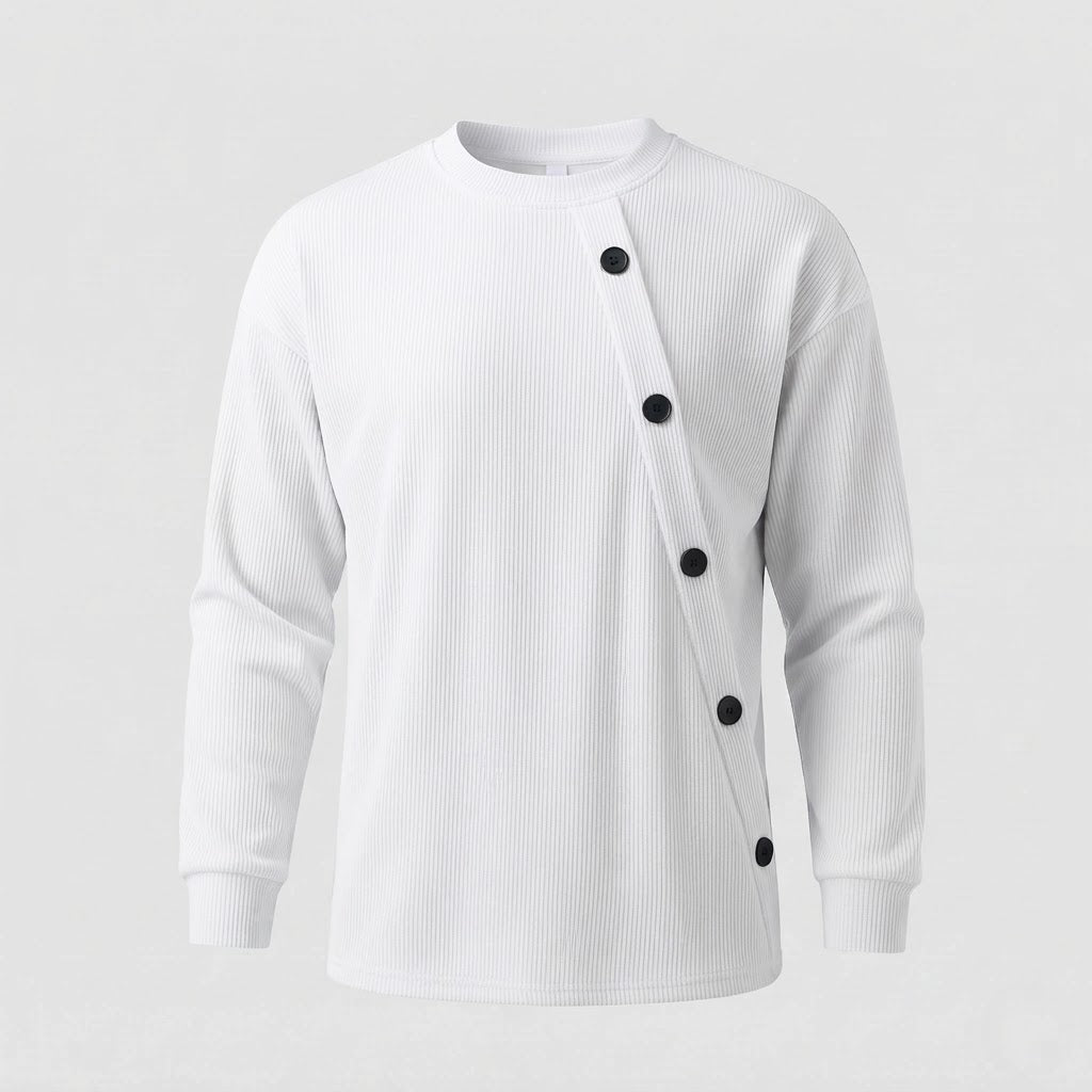 Men's Fashion Scarf Sleeve Blouse EVA-US