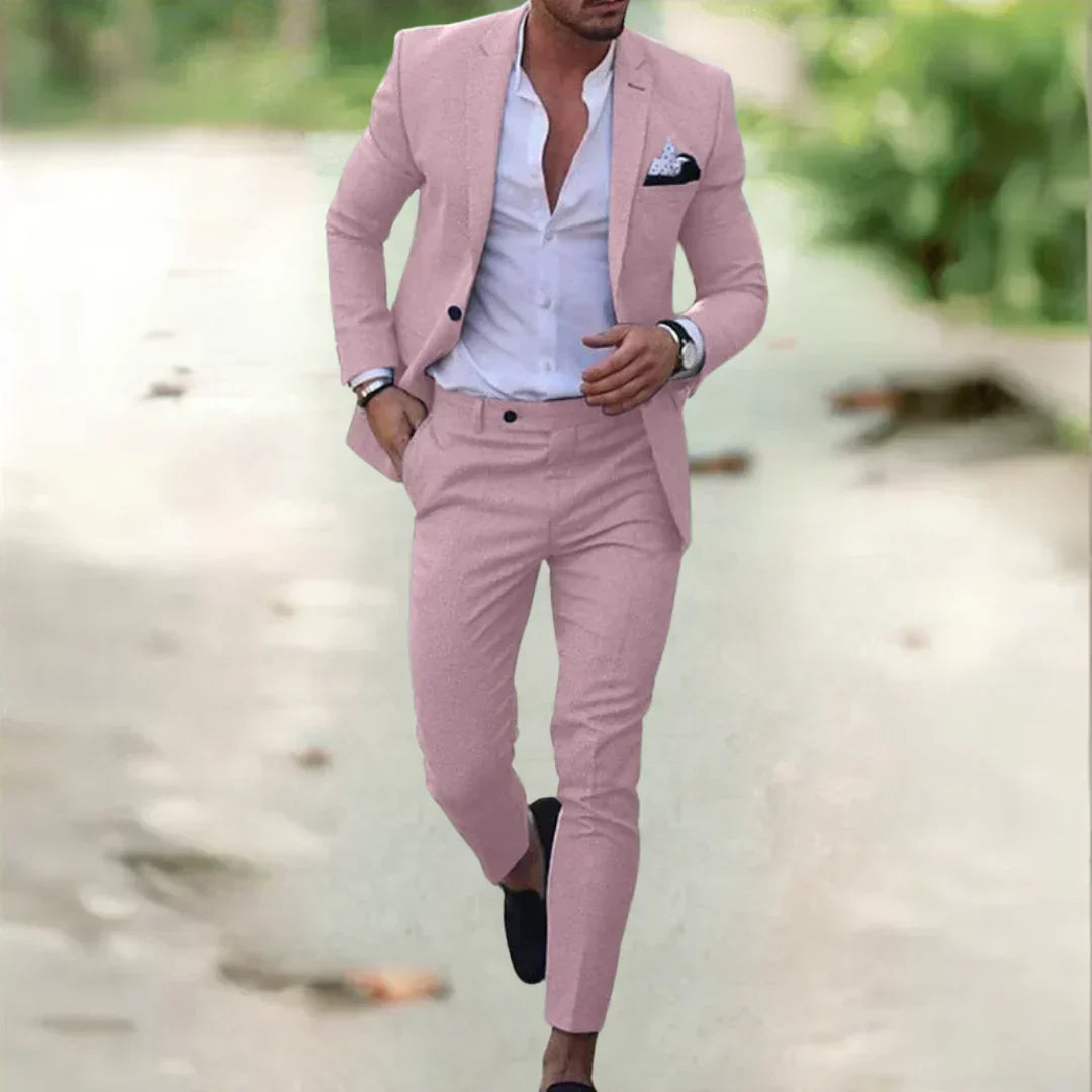 Men's Summer Suit 2-Piece – Blazer & Trousers