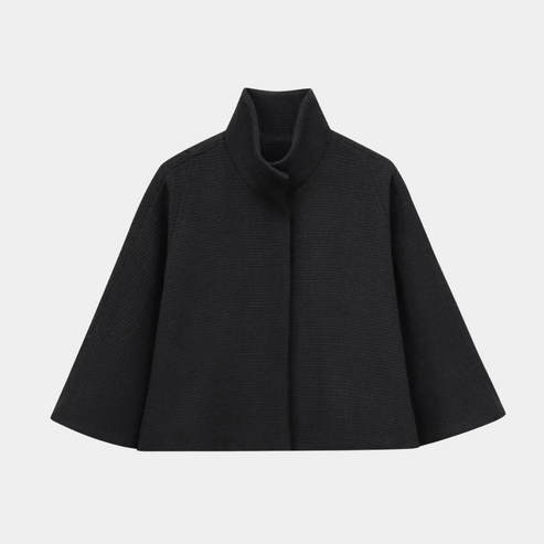 EVA-US | High Neck Cape Coat Elegant A Lines Swing Jacket