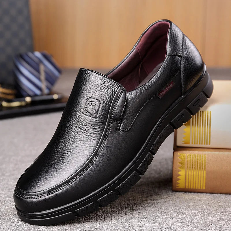 EVA-US - Men's casual shoes made of genuine leather