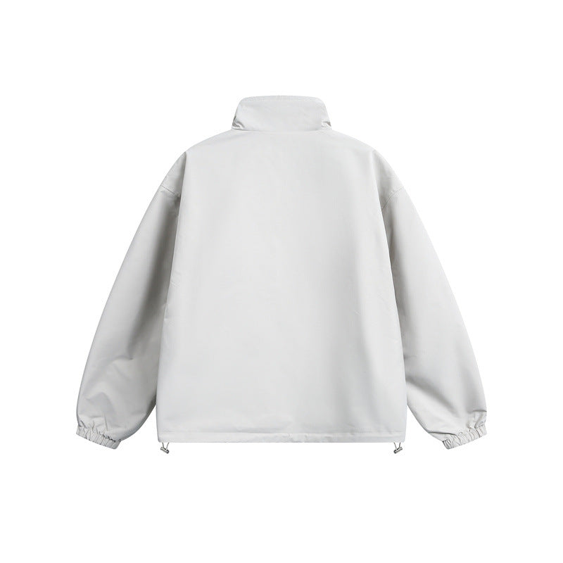 Unisex Lightweight Softshell Jacket with warming fleece inner lining, stand-up collar and drawstring EVA-US