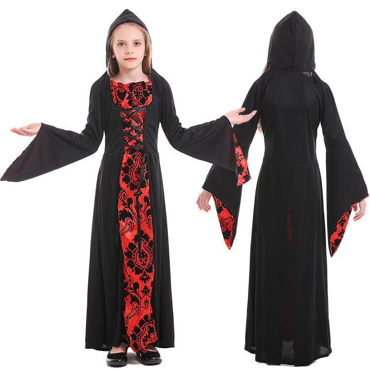 Girls Mysterious Magic Costume with Hood EVA-US