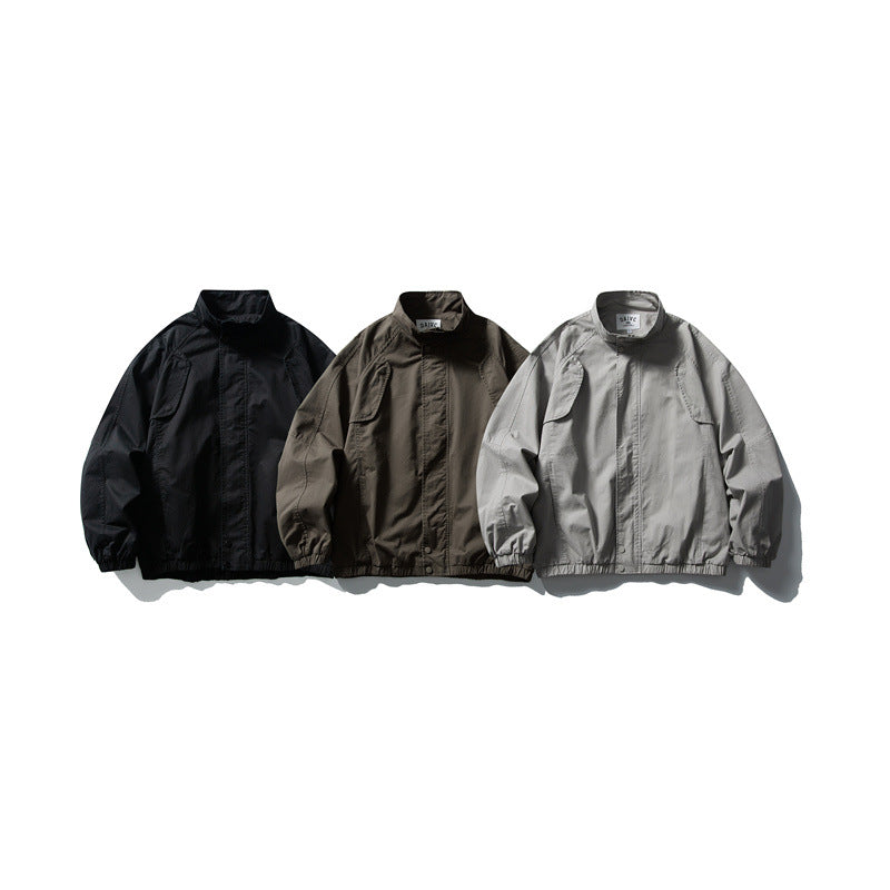 Unisex Boxy-Field Blouson made of lightweight ripstop with concealed zipper placket and elastic hem EVA-US