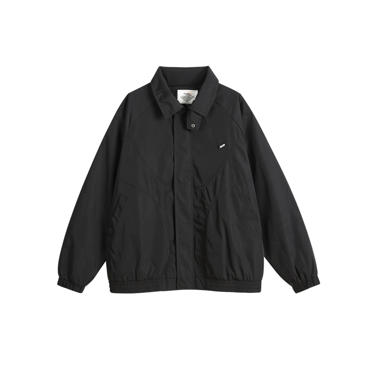 Unisex Boxy Transitional Blouson with Stand Collar and Elastic Hem EVA-US