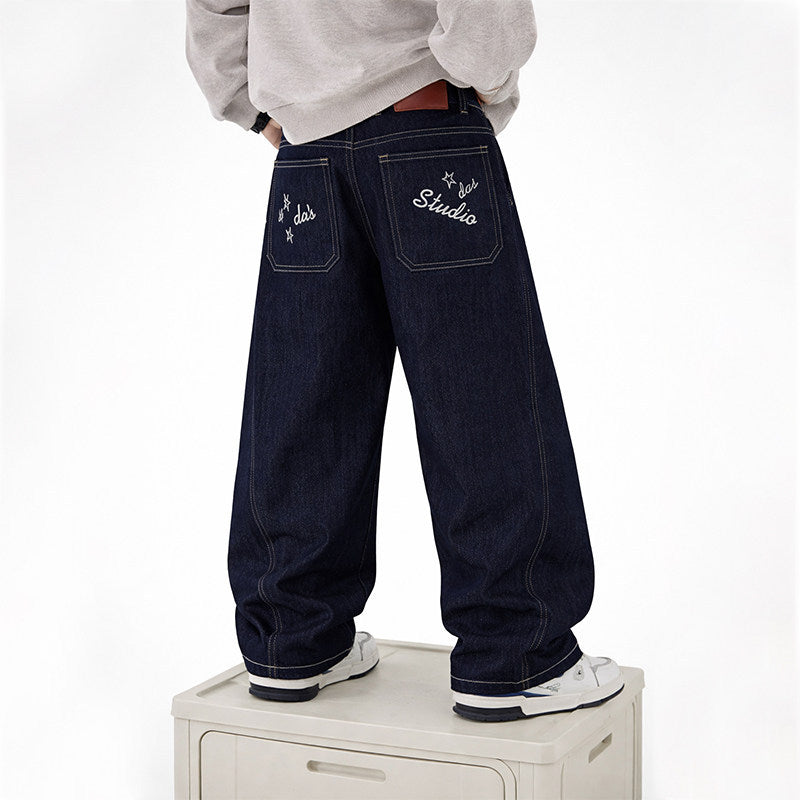 Boys casual wide-cut denim pants EVA-US