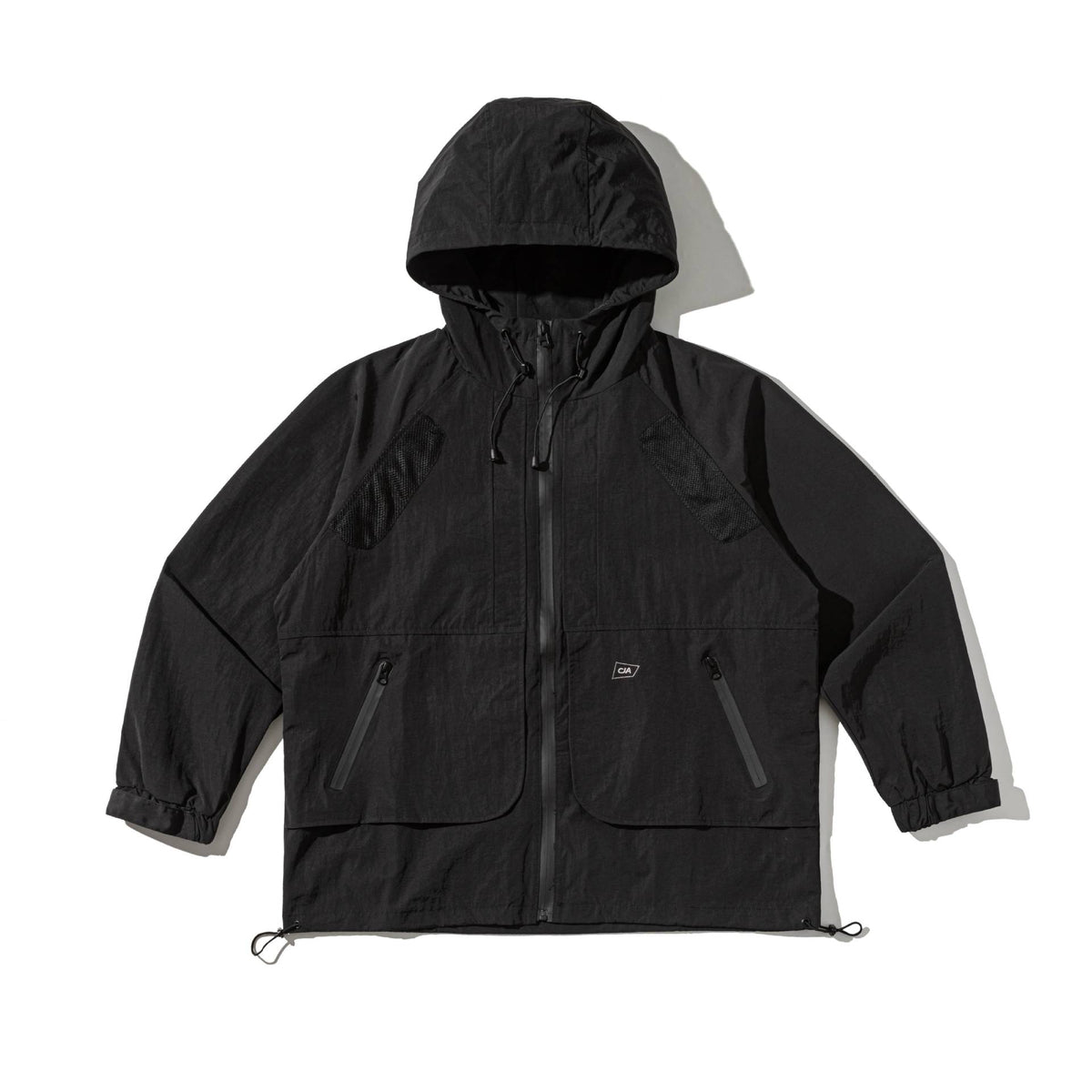 Unisex Technical Parka with Hood, Mesh Ventilation and Adjustable Hem EVA-US
