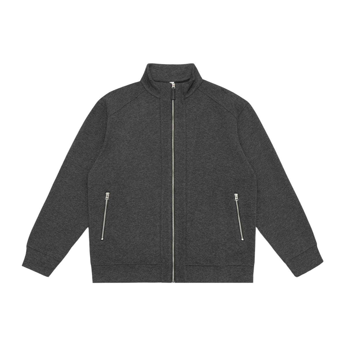 Unisex Zip-Sweat Jacket with Stand-Up Collar, Raglan Sleeves and Zipper Pockets EVA-US