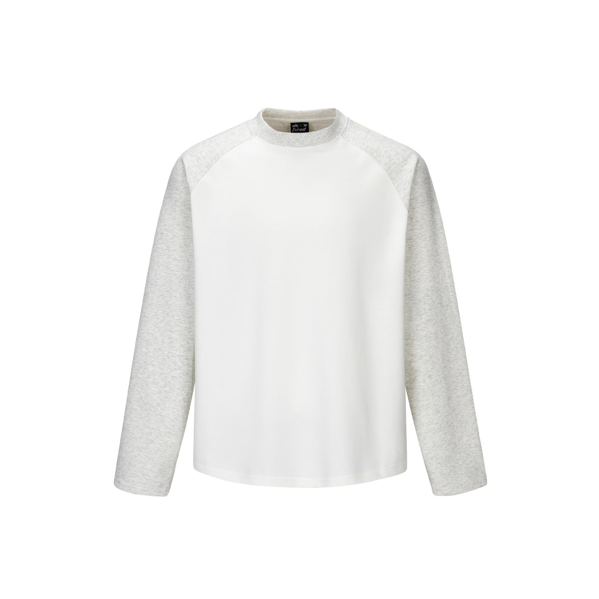 Unisex Raglan-Long Sleeve Sweatshirt made of cotton blend with contrasting sleeves and ribbed round neck EVA-US