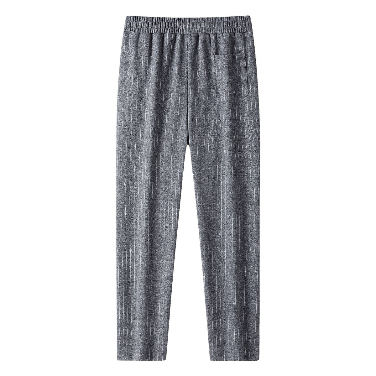 Women's Knit Joggers with Drawstring and Fine Pinstripe EVA-US
