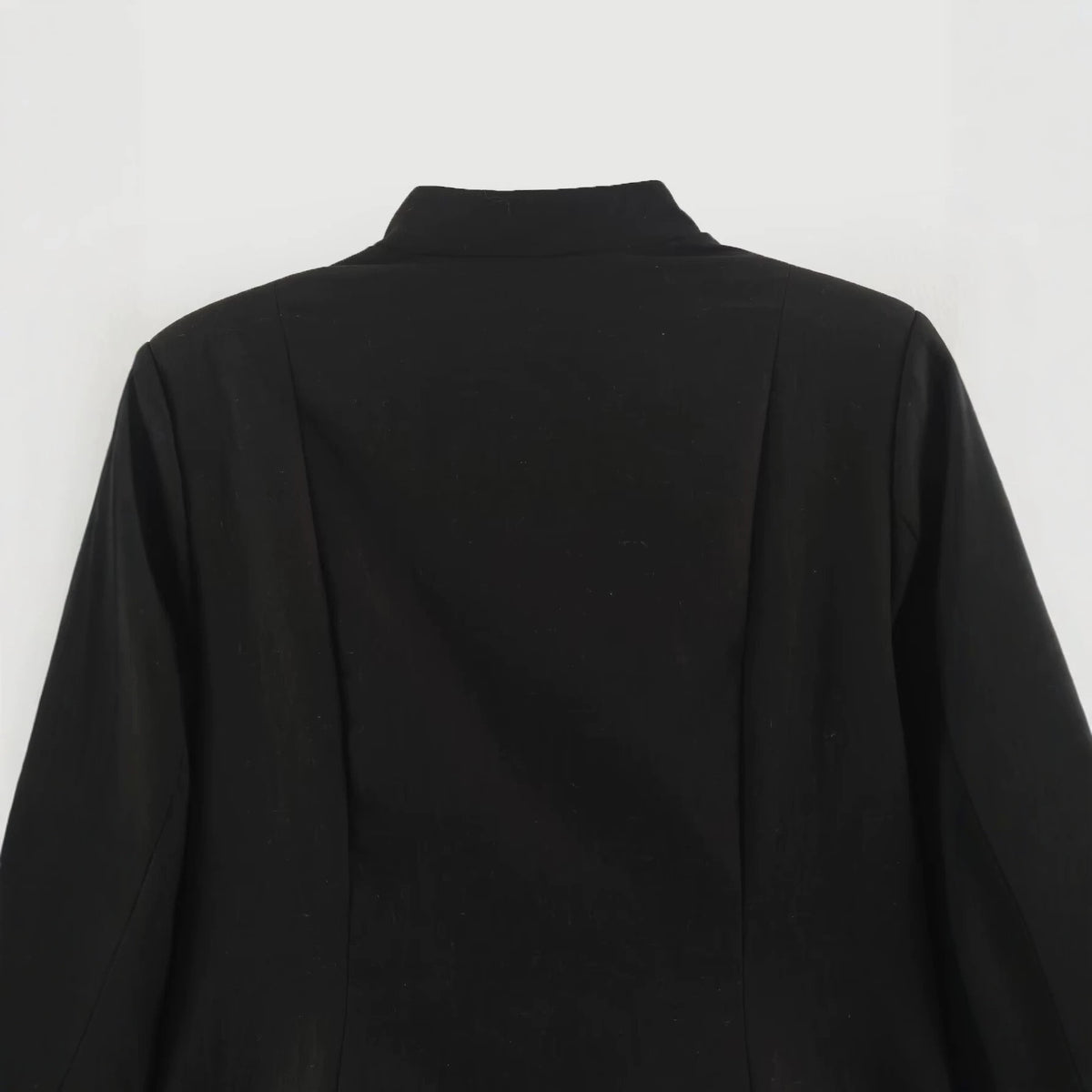 Women's short jacket in chinoiserie style with stand-up collar and knot button closure EVA-US