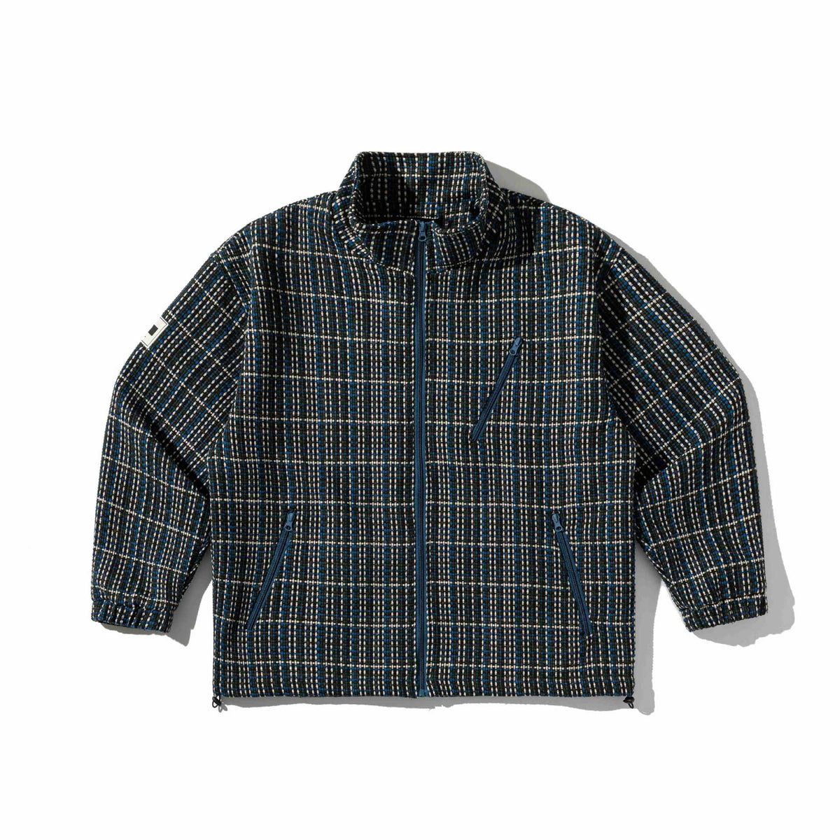 Unisex Castly tailored wool-look field jacket with high stand-up collar and zip pockets EVA-US
