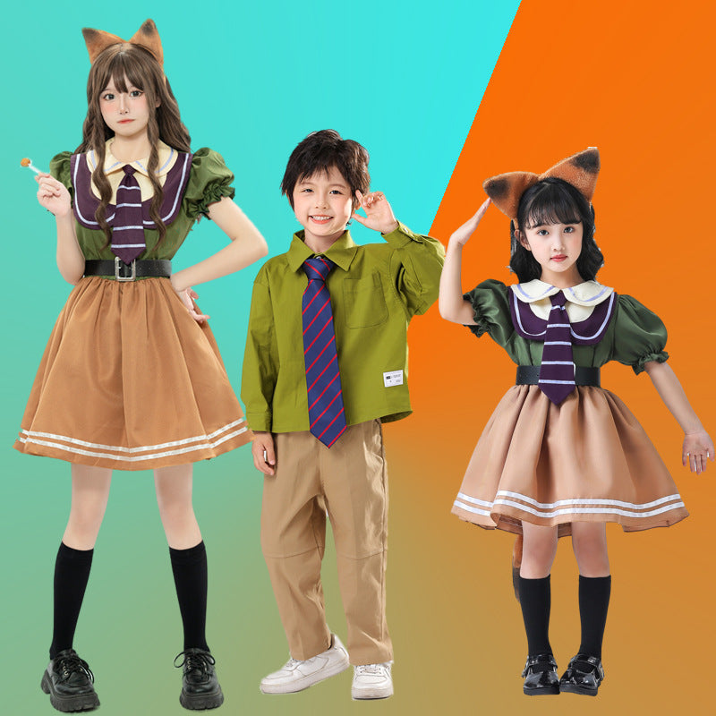 Girl cute fox costume EVA-US