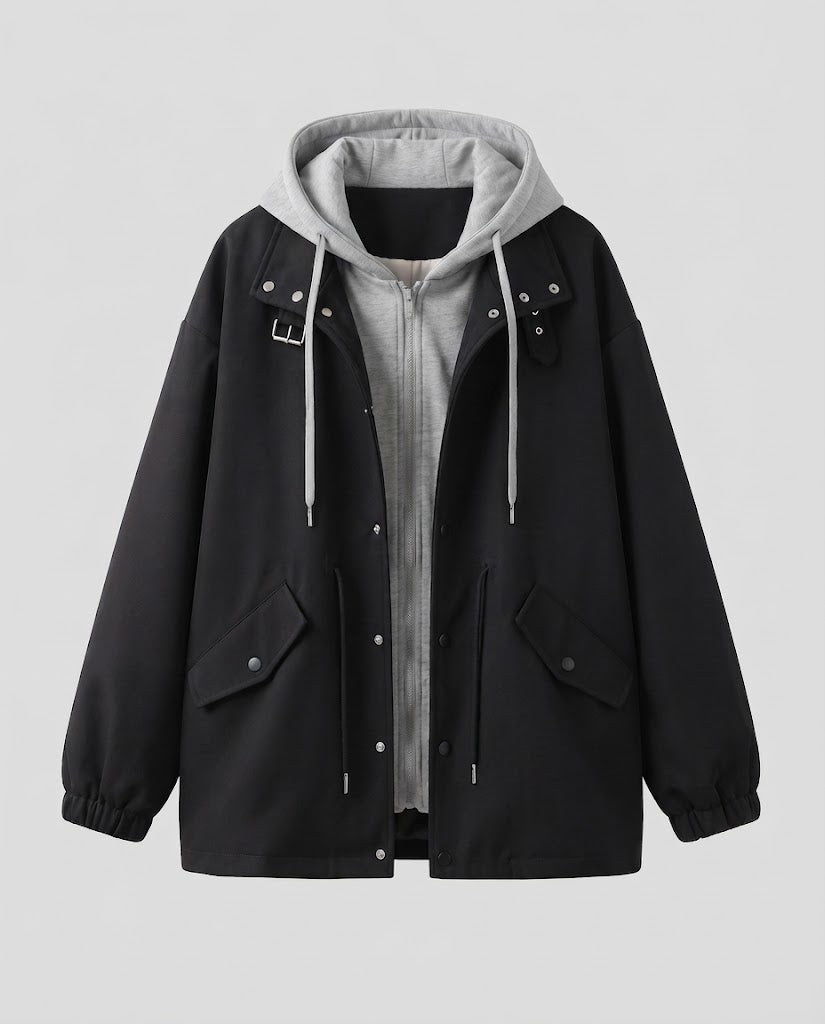 Women Urban Oversized Fleece Jacket EVA-US