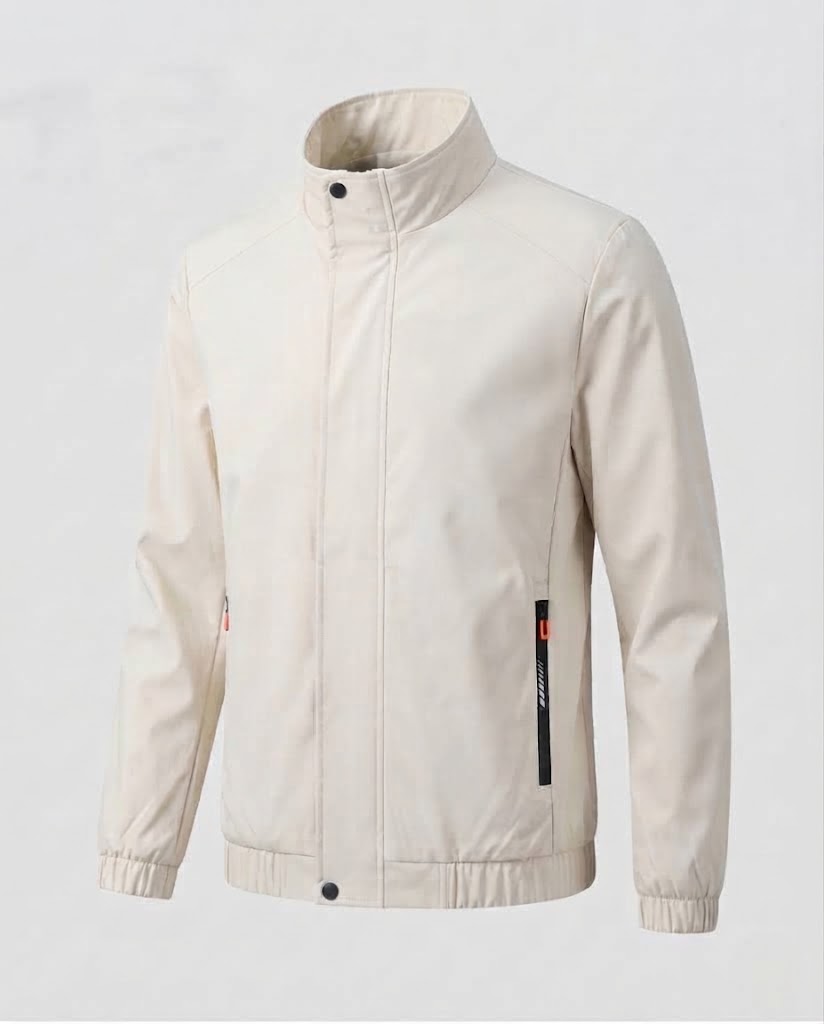 Men's Fashion Transition Jacket with Practical Zipper Pockets EVA-US