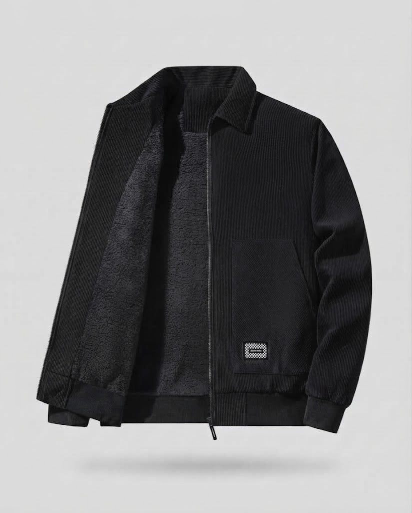 Men's Fashion Transitional Jacket made of Ripstop Material with Cozy Lining EVA-US