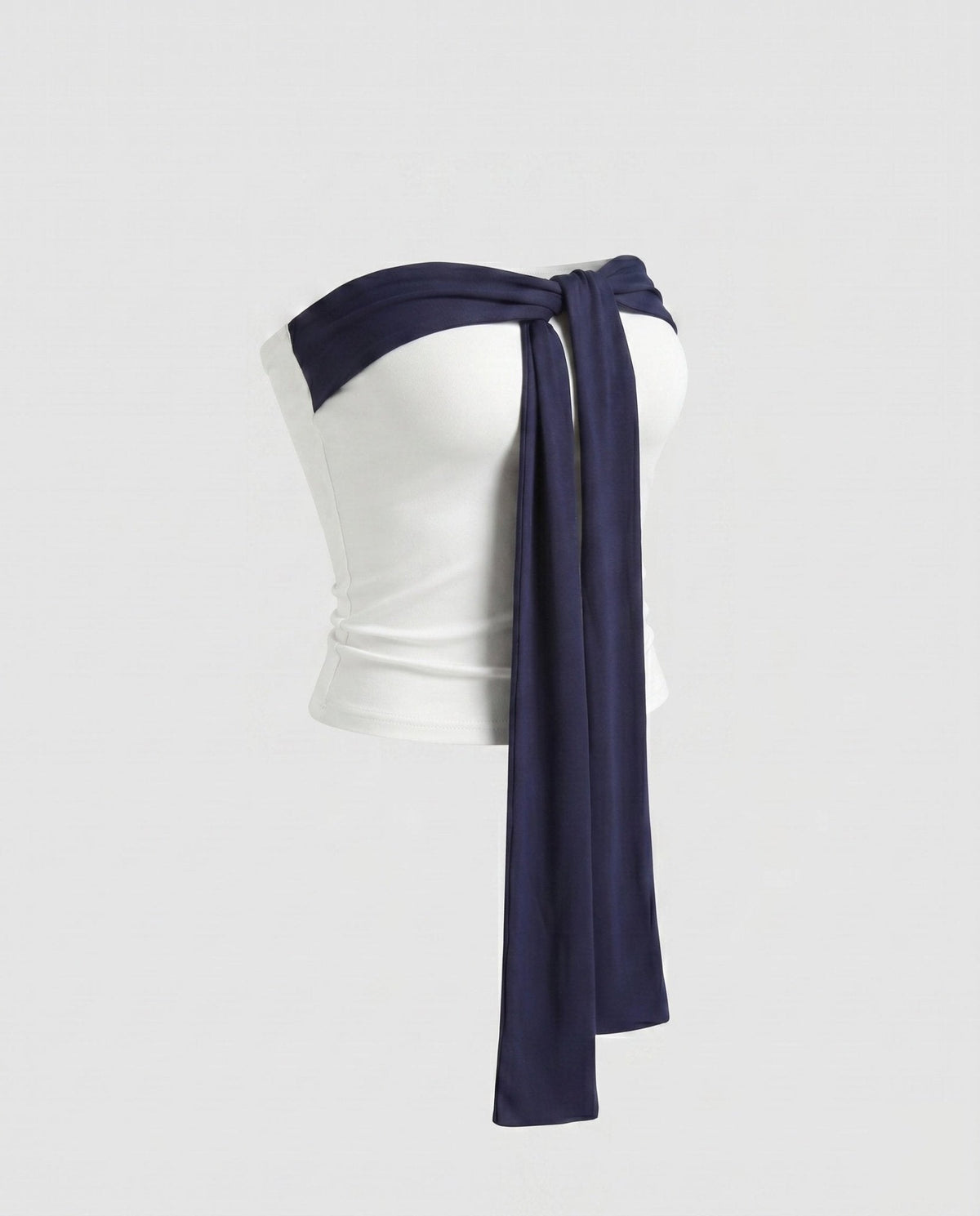 Ladies Bandeau top with elegant bow - Chichicherry
