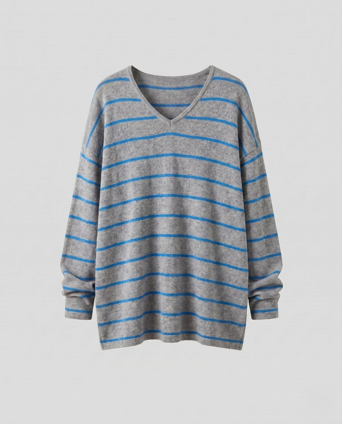 Ladies Casual Striped Oversized Shirt - Chichicherry