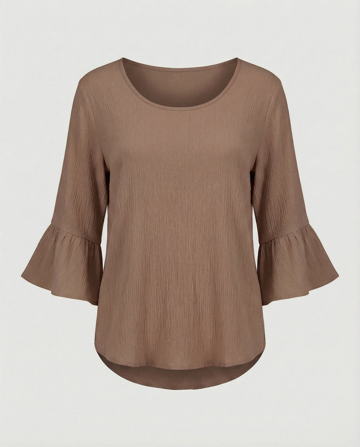 Women's Blouse Top with Ruffle Sleeves Structured