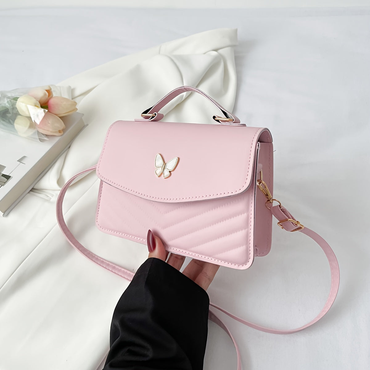 EVA-US | Fashionable solid color shoulder bag and crossbody bag