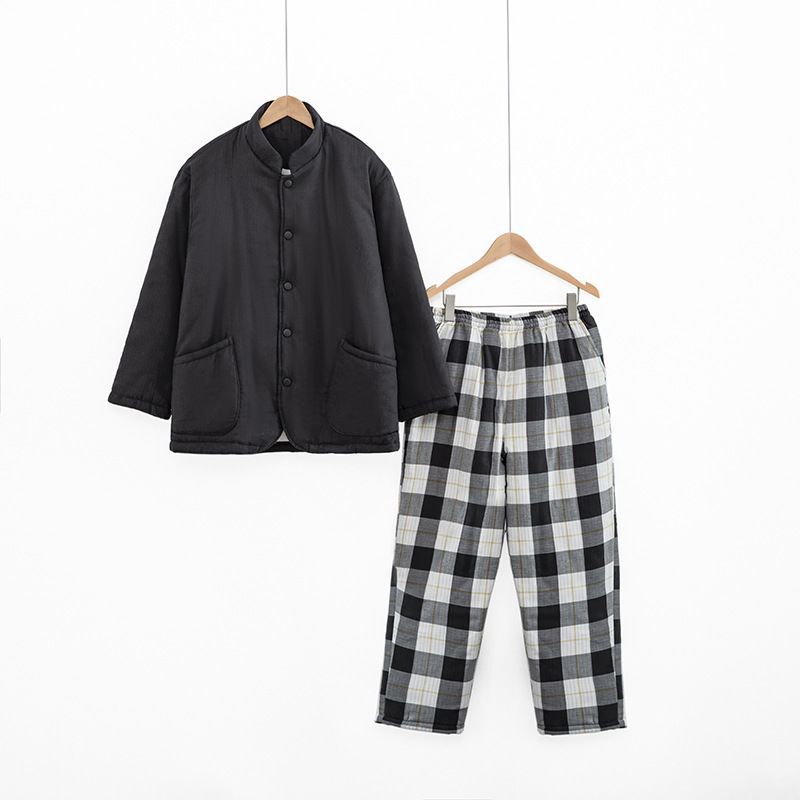 Padded cotton house suit, Japanese style