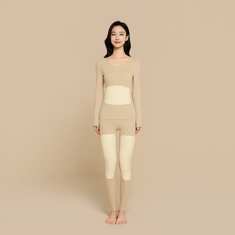 Self-heating thermal underwear set