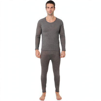 Thermal underwear set made of combed cotton