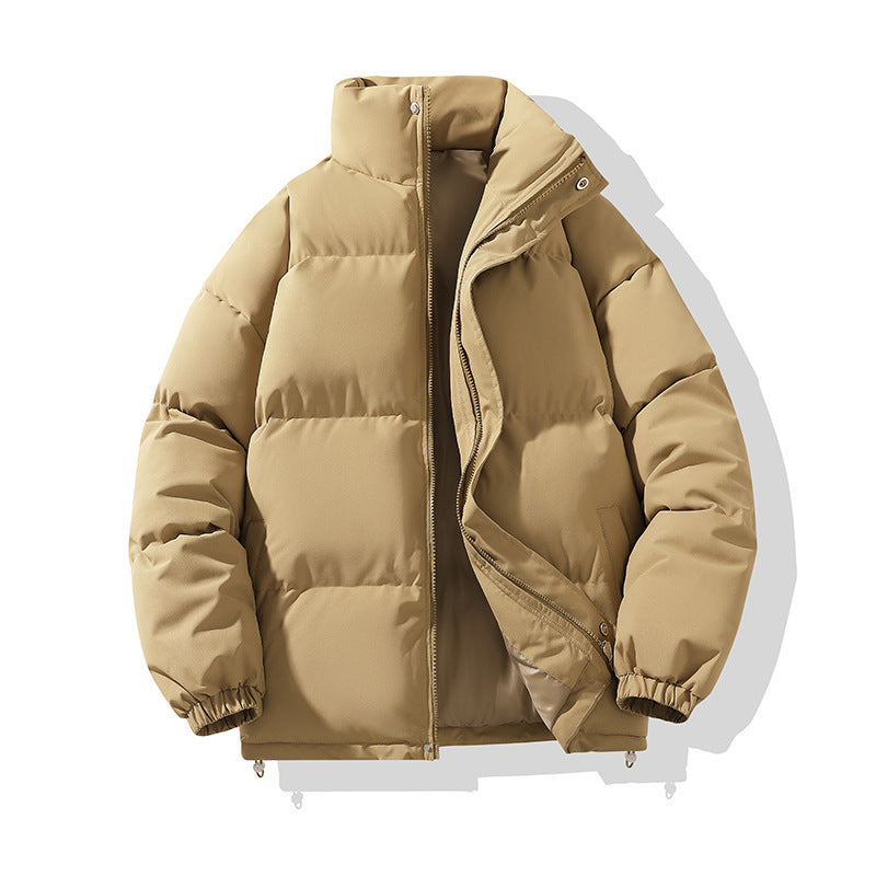 Men's padded jacket, solid color, relaxed, urban style