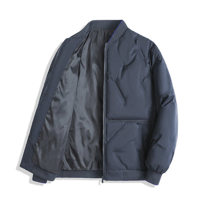 Men's winter jacket, padded, reversible